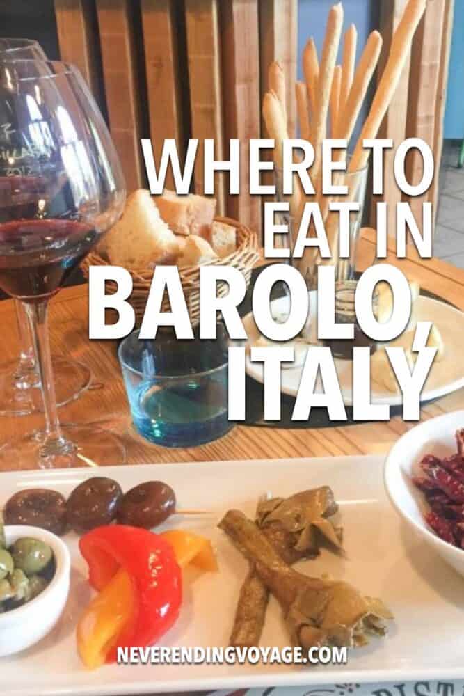 Barolo Restaurants Guide Pinterest pin