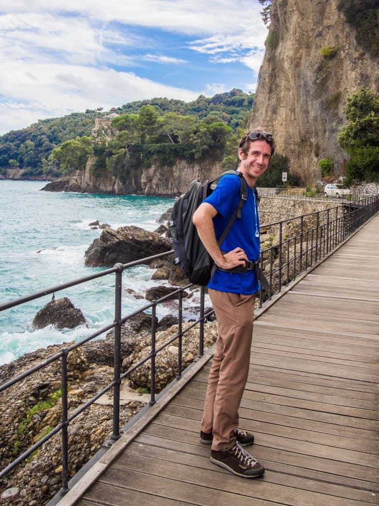 Walking to Positano on the Italian Riviera