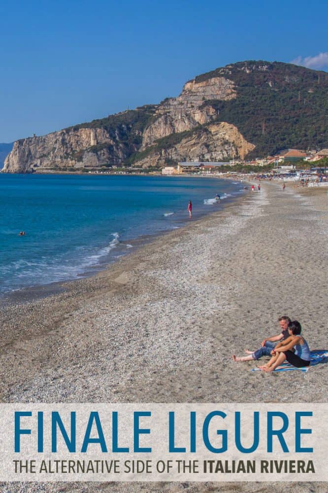 Get off the beaten track on the Italian Riviera in Finale Ligure. Few foreigners visit this town, which is a shame as it has a long sandy beach, beautiful medieval village, great food, and lower prices than the more popular parts of the Riviera.