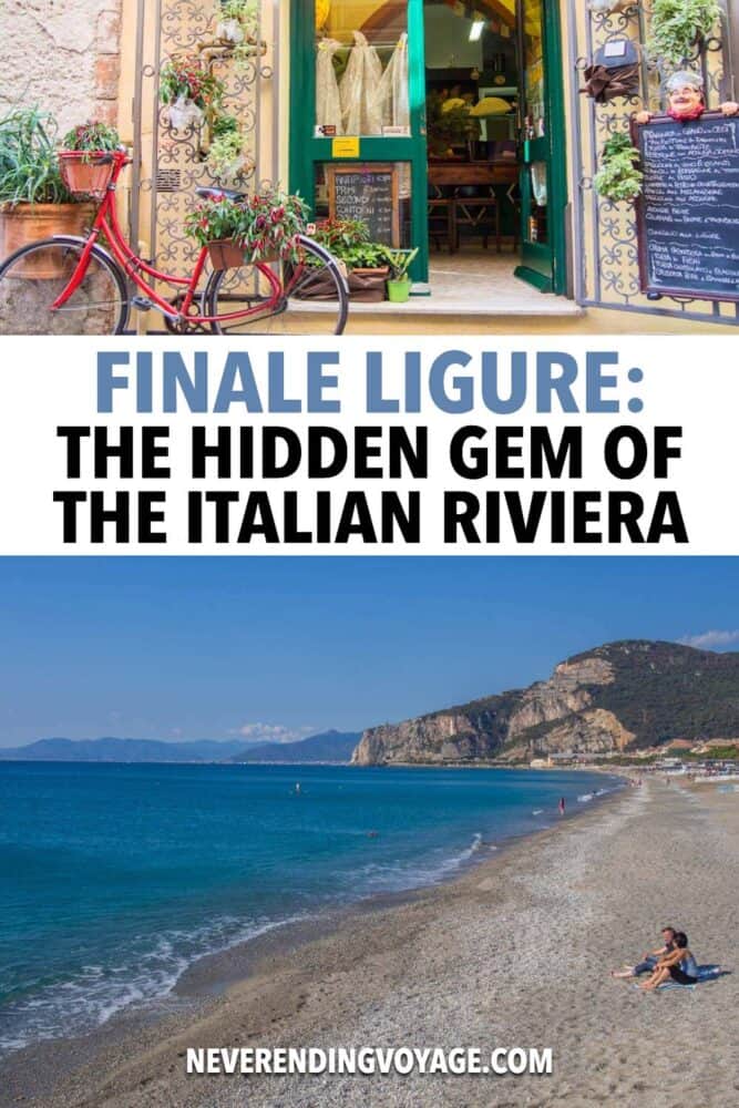 Travel Guide to Finale Ligure Pinterest pin