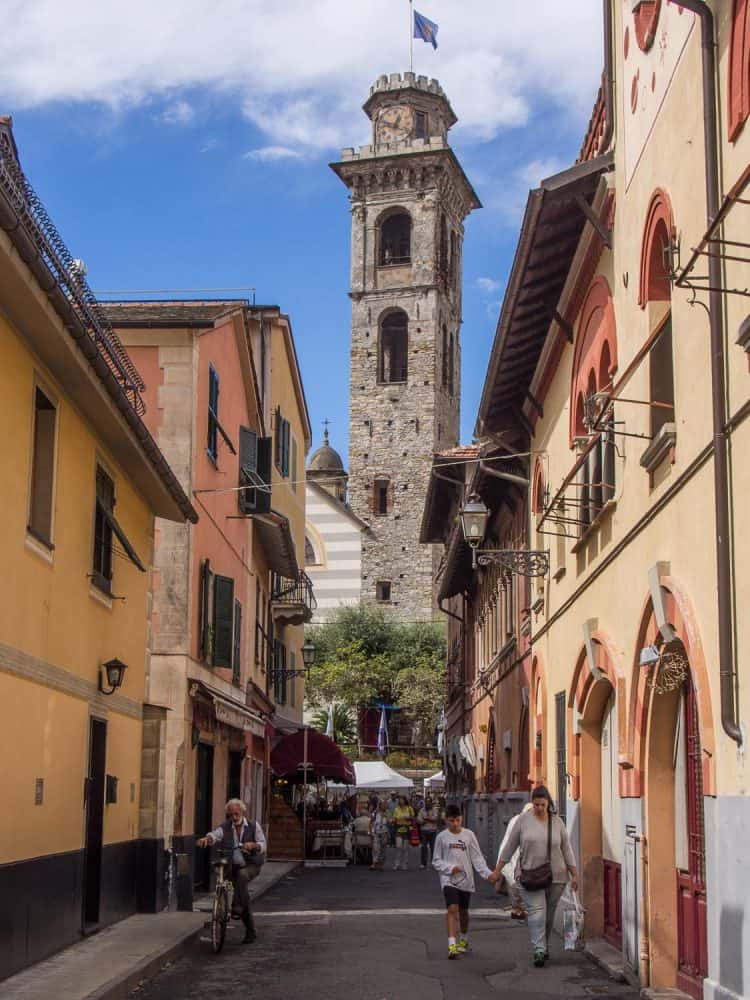 Rapallo, Italy historic centre