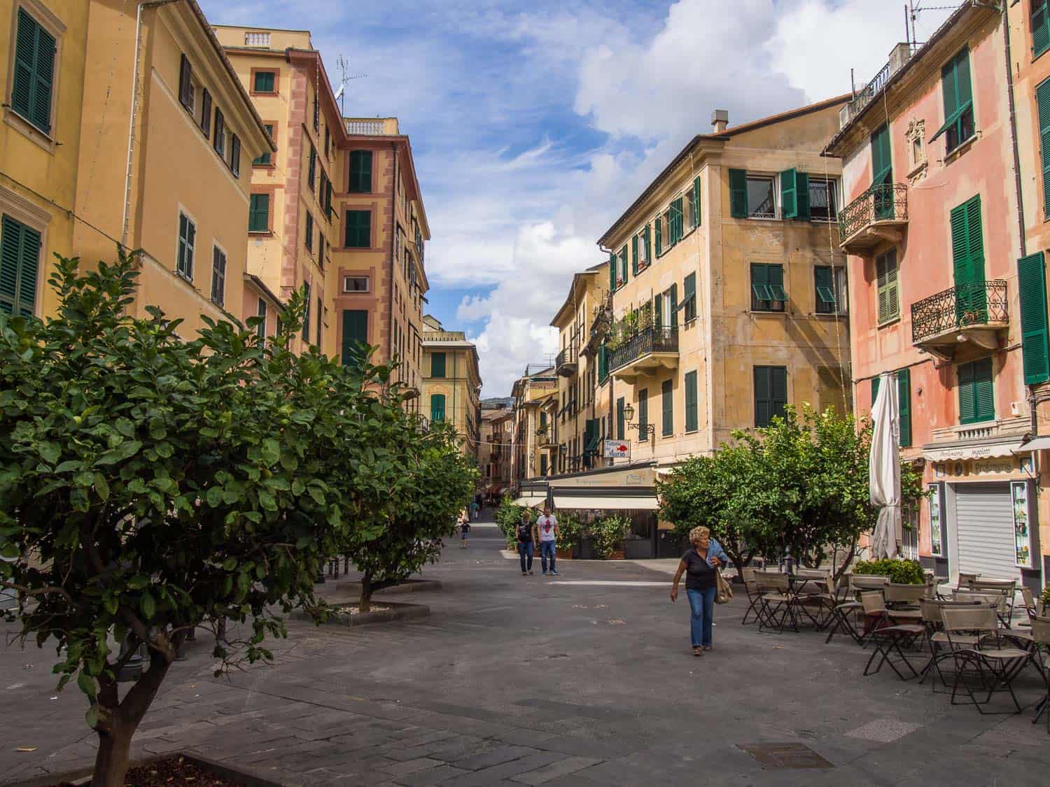 Rapallo, Italy historic centre