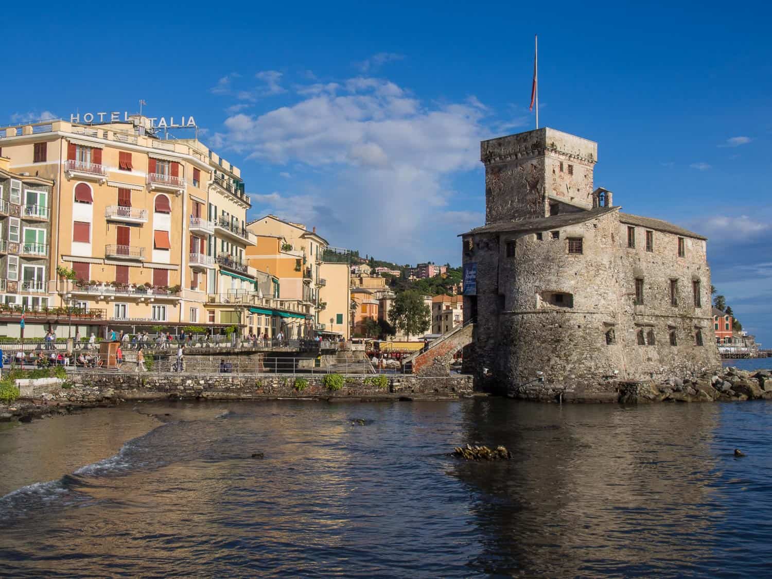 Rapallo, Italy castle