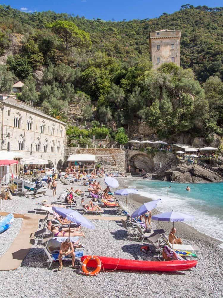 San Fruttuoso beach