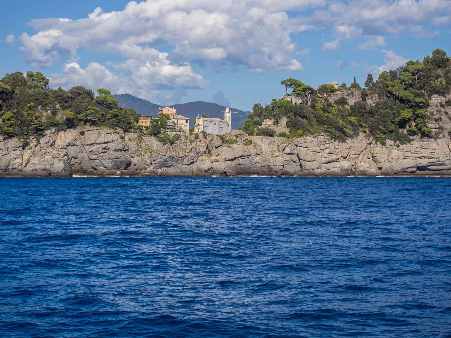 The other side of Portofino from the ferry