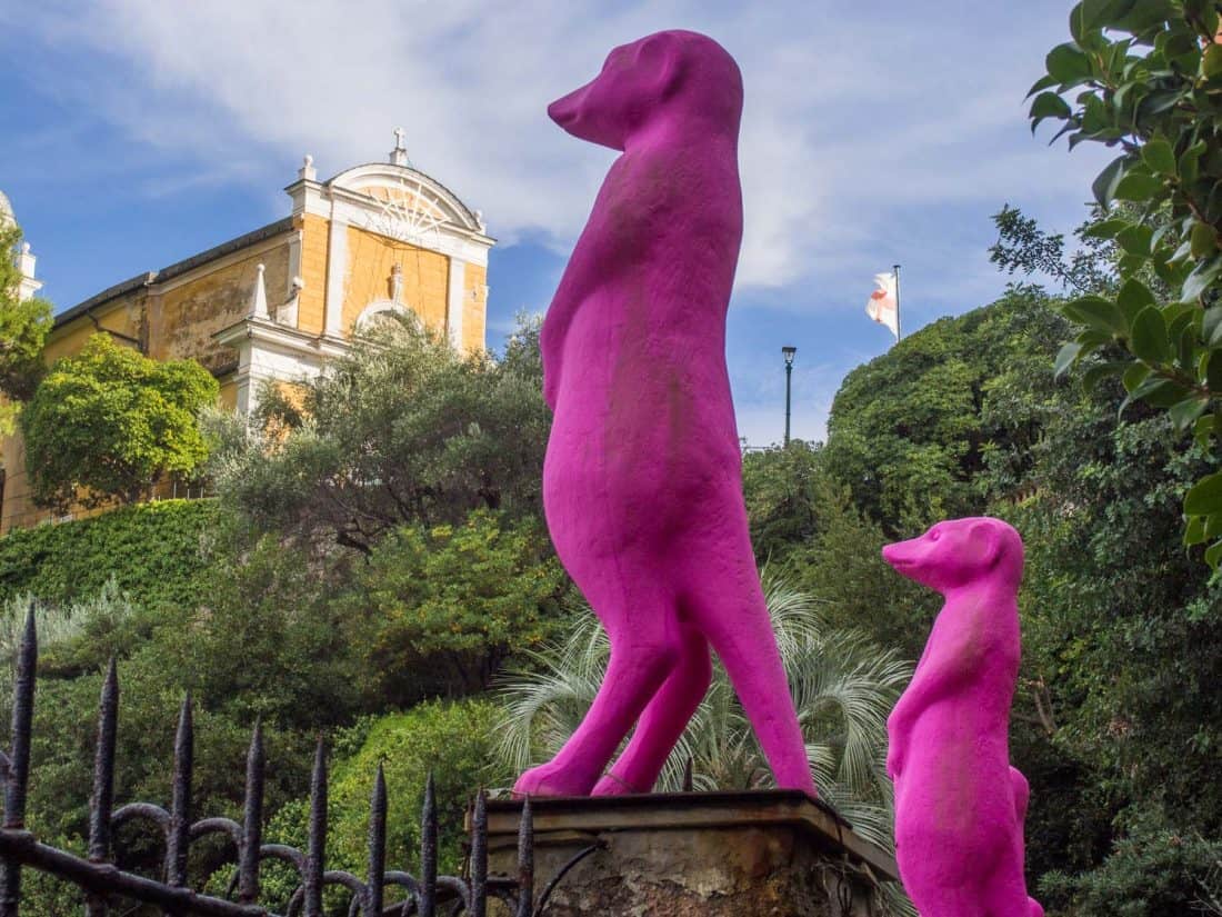 Portofino sculpture park