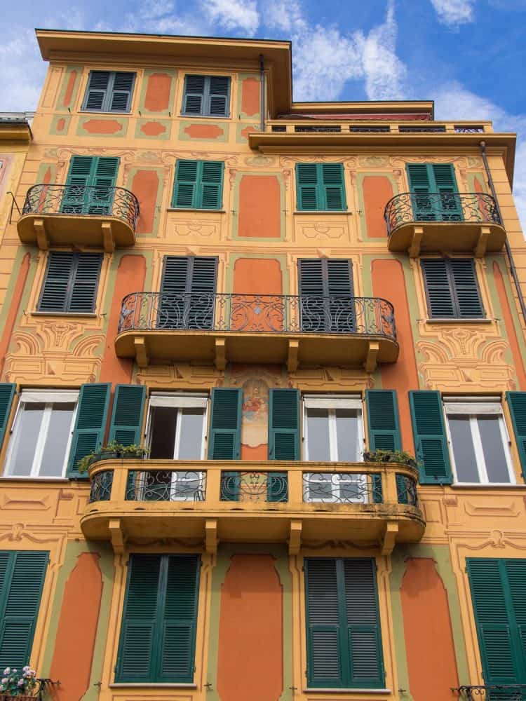 Trompe-l’oeil in Santa Margherita Ligure, Italian Riviera