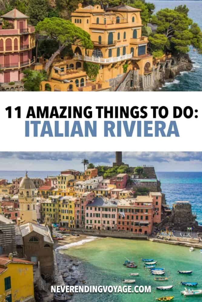 Italian Riviera Guide Pinterest pin