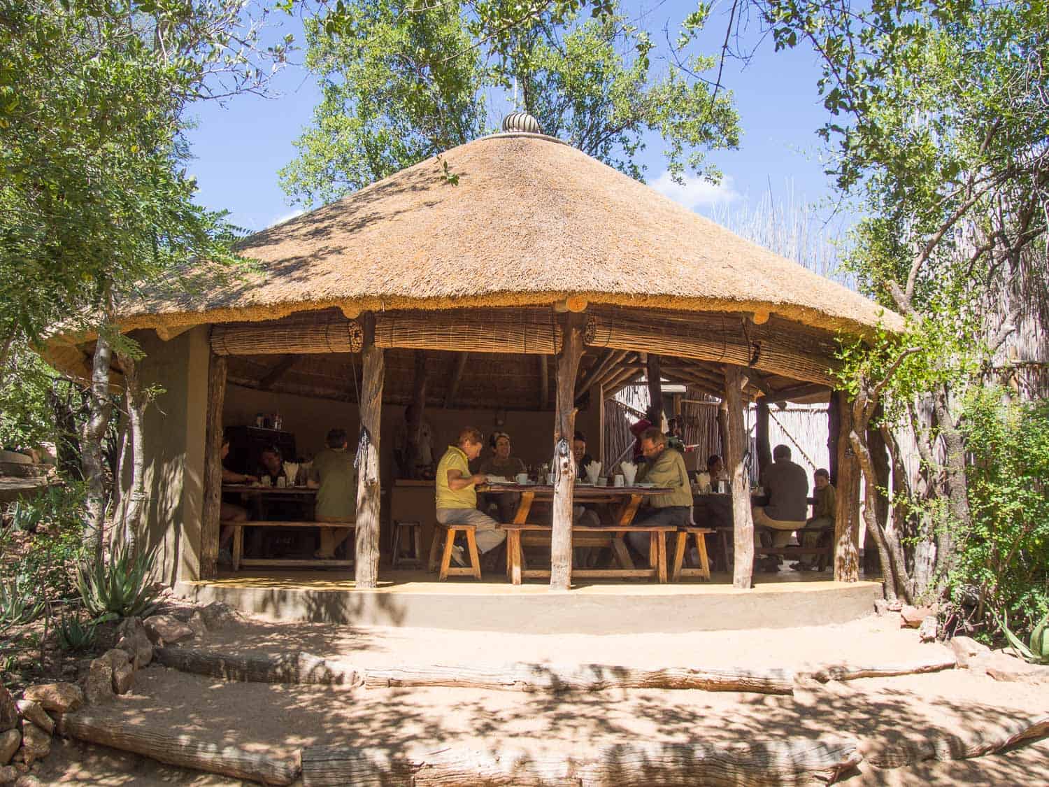 Umlani bushcamp review: the restaurant