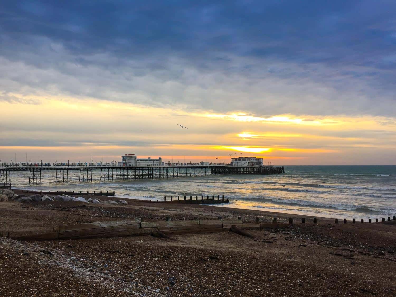 Worthing seafront is the perfect place for a winter morning run