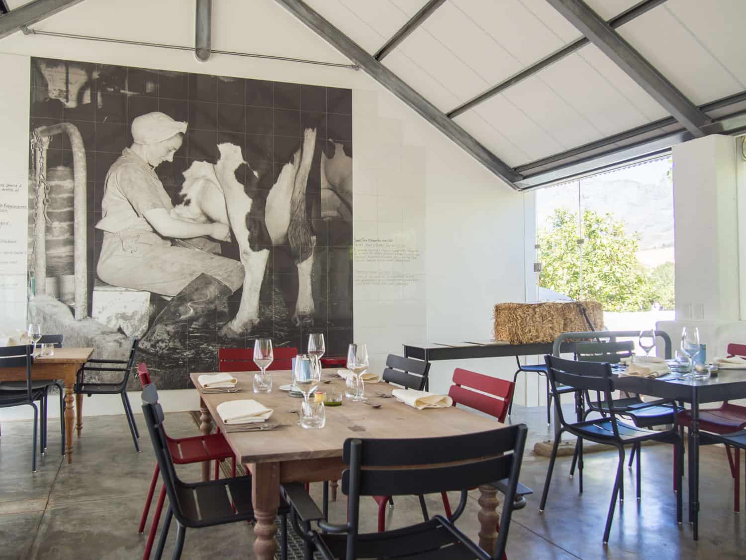 Babel restaurant at Babylonstoren, the best restaurant in Franschhoek for vegetarians