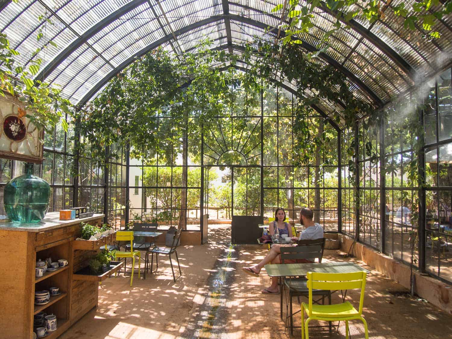 The Greenhouse restaurant at Babylonstoren, Franschhoek