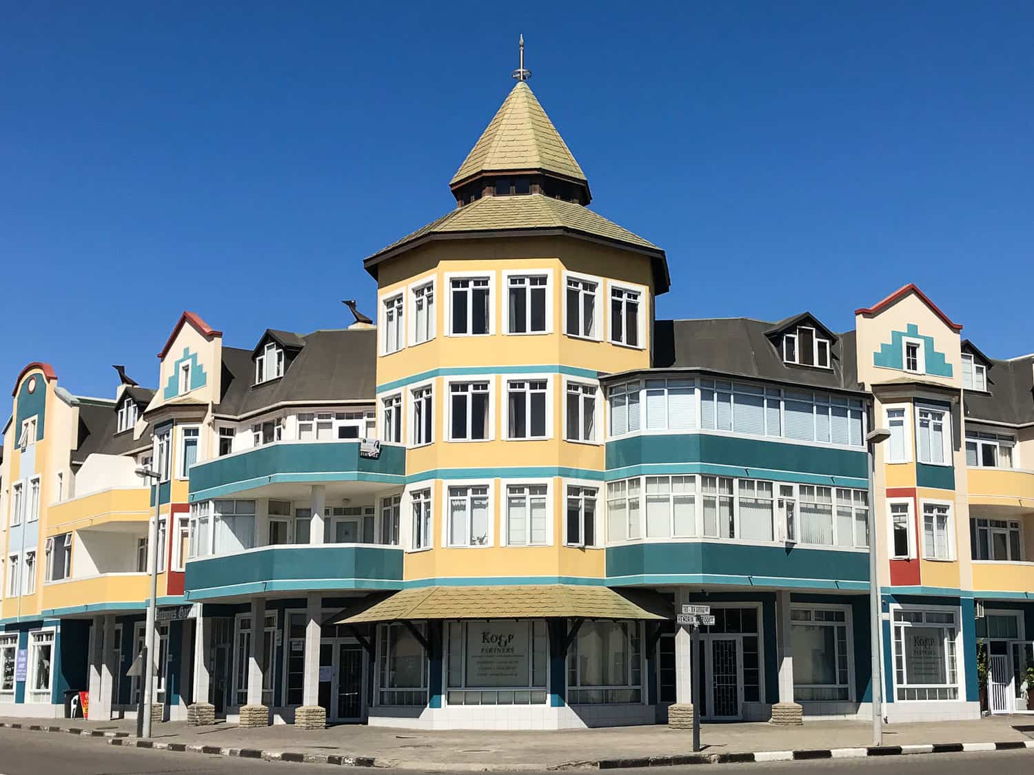 The coastal town of Swakopmund, Namibia