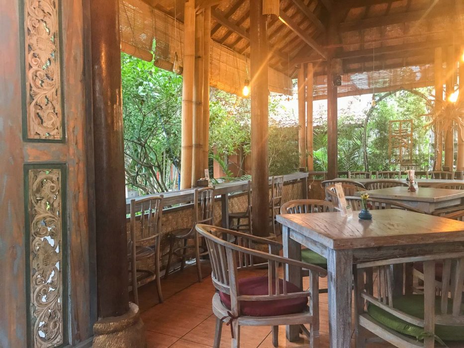 Veggie Karma vegetarian restaurant in Ubud