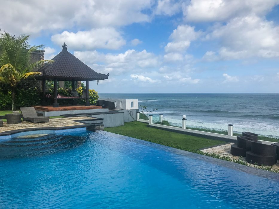The pool at Villa Helen, Balian Beach