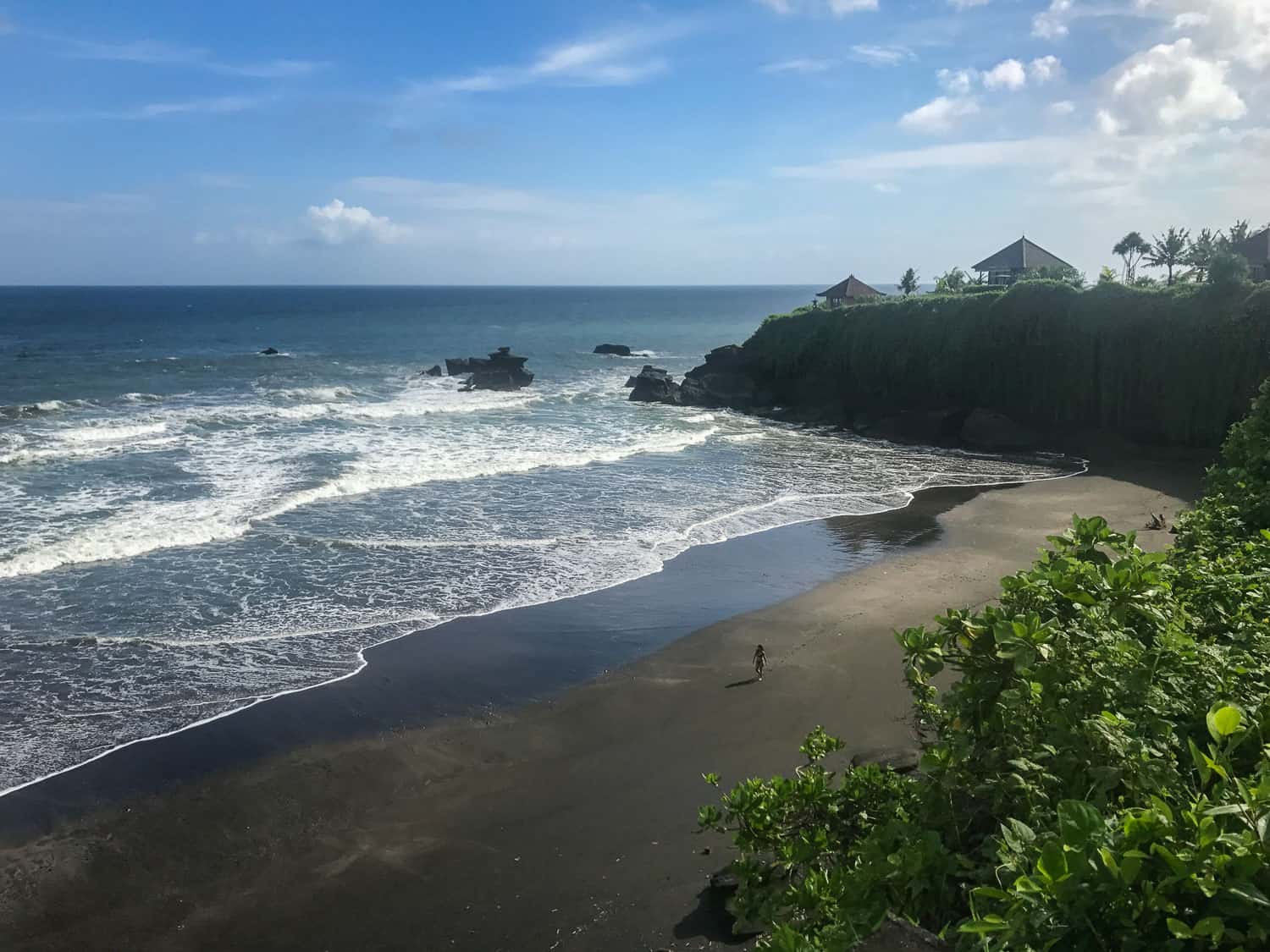Balian Beach view from Villa Helen