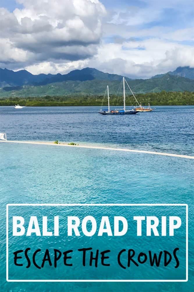 Escape the crowds with this off-the-beaten-track Bali road trip to stunning mountains, waterfalls, lakes, islands and beaches. Featuring Munduk, Menjangan Island, Balian Beach and Ubud. Plus tips for touring Bali by motorbike.