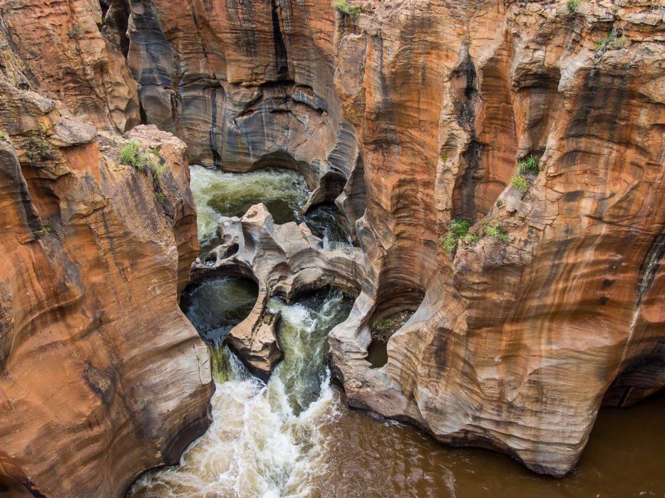 Bourke's Luck Potholes on a South Africa road trip