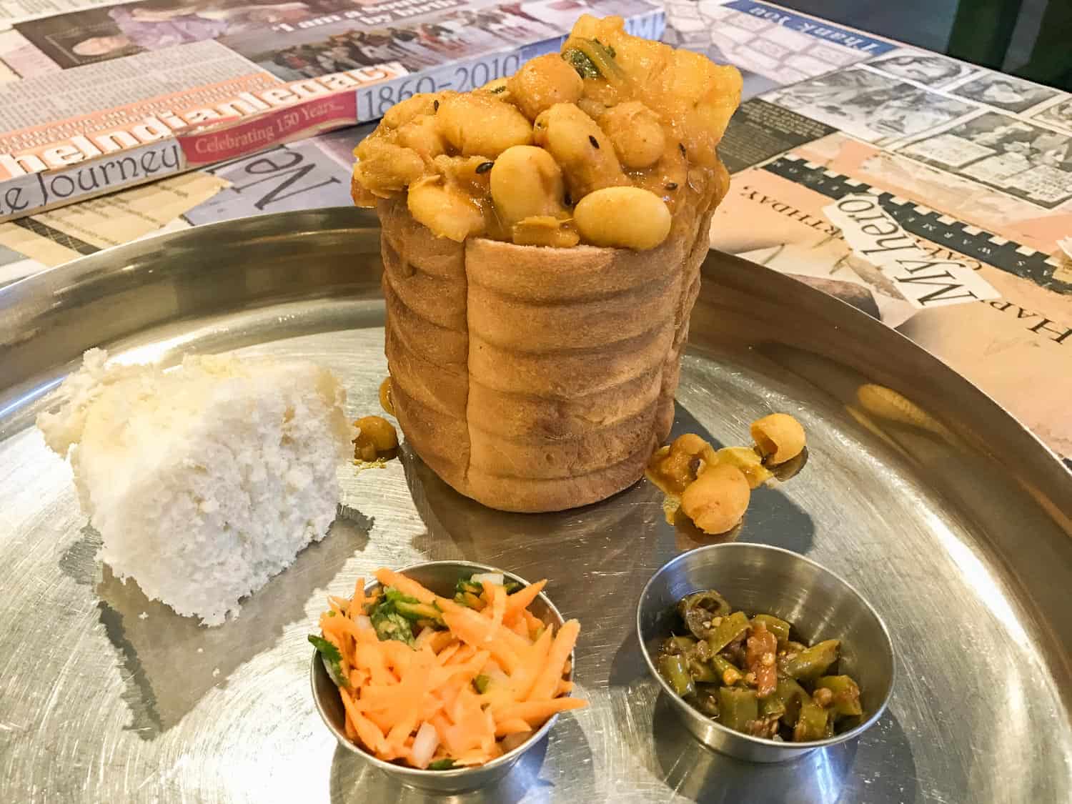 Bunny Chow at Thali in Johannesburg