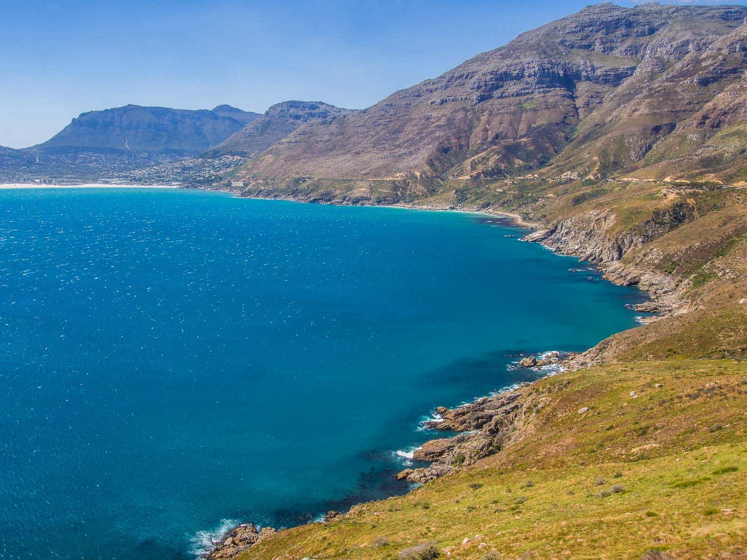 Chapman's Peak Drive on the way back from the Cape Peninsula, South Africa