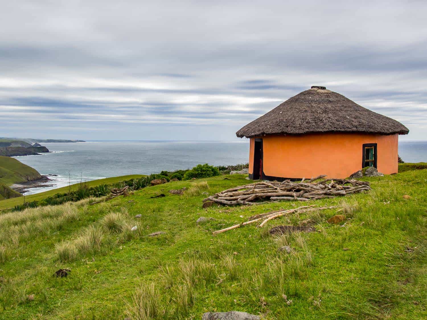 Rondavel on Hole in the Wall hike, Coffee Bay, South Africa