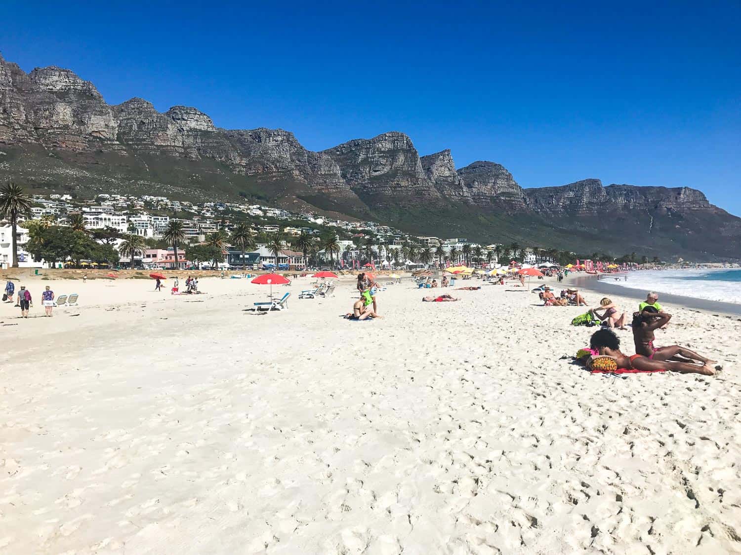 Camps Bay beach in Cape Town