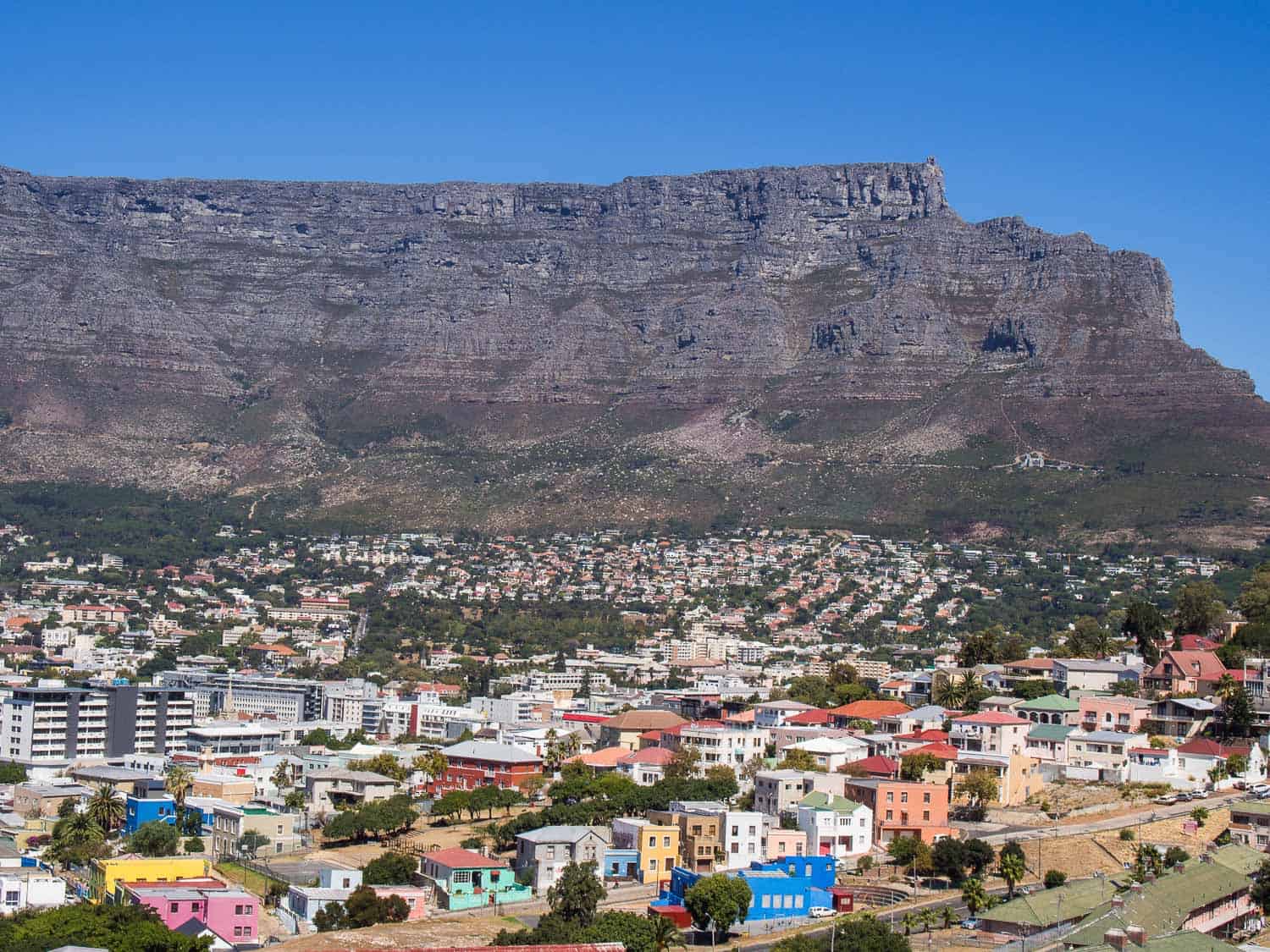 Things to do in Cape Town - the view from Bo-Kaap