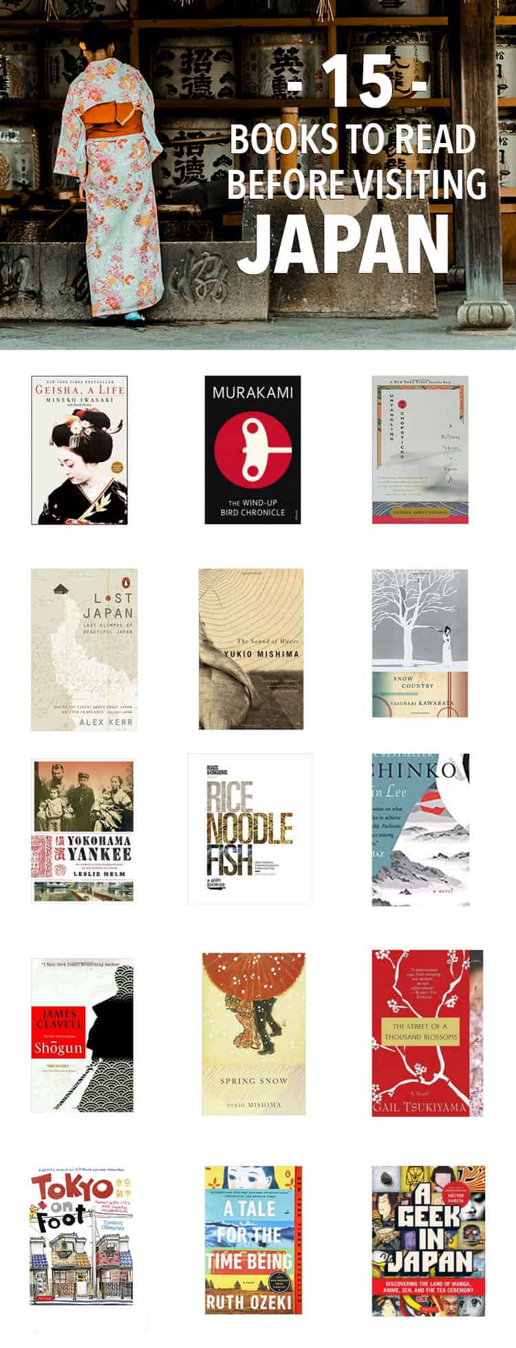 Before you visit, here are 15 fascinating books about Japan you must read!