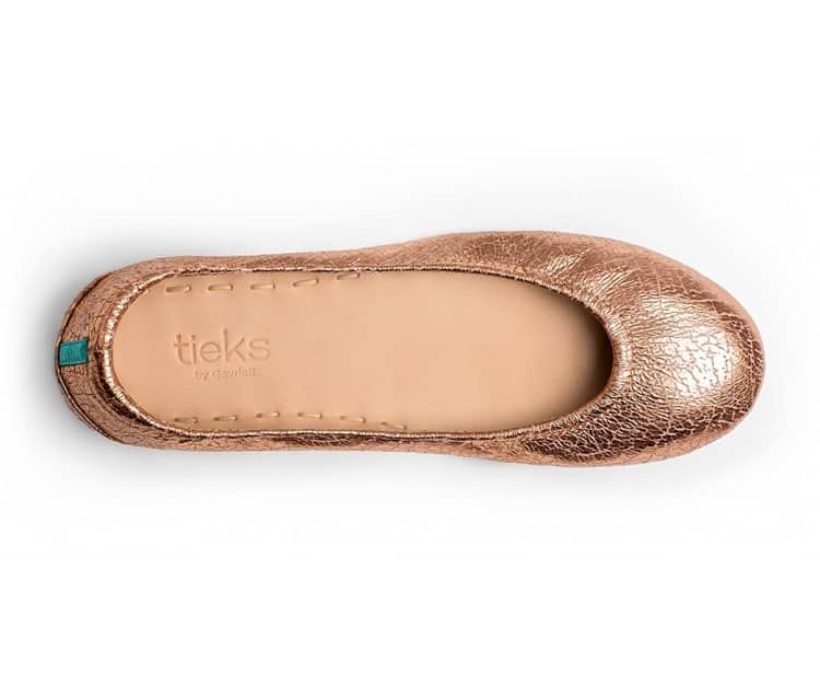 The gorgeous Rose Gold Glam Tieks