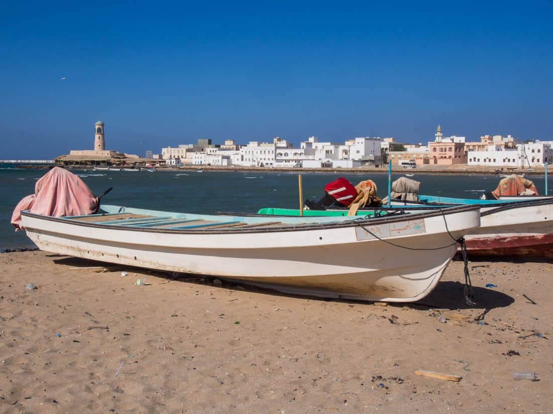 Al Ayjah fishing village in Sur, Oman