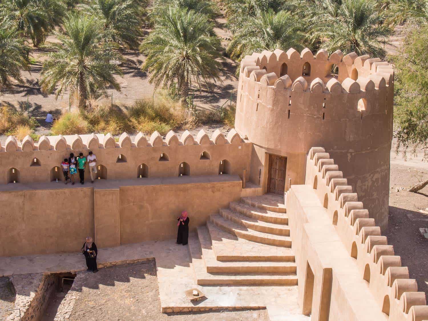 The sandcastle-like Jabrin Fort (or Jabreen Castle), Oman