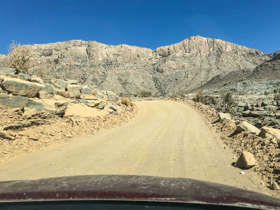 Road up towards Jebel Shams, Oman