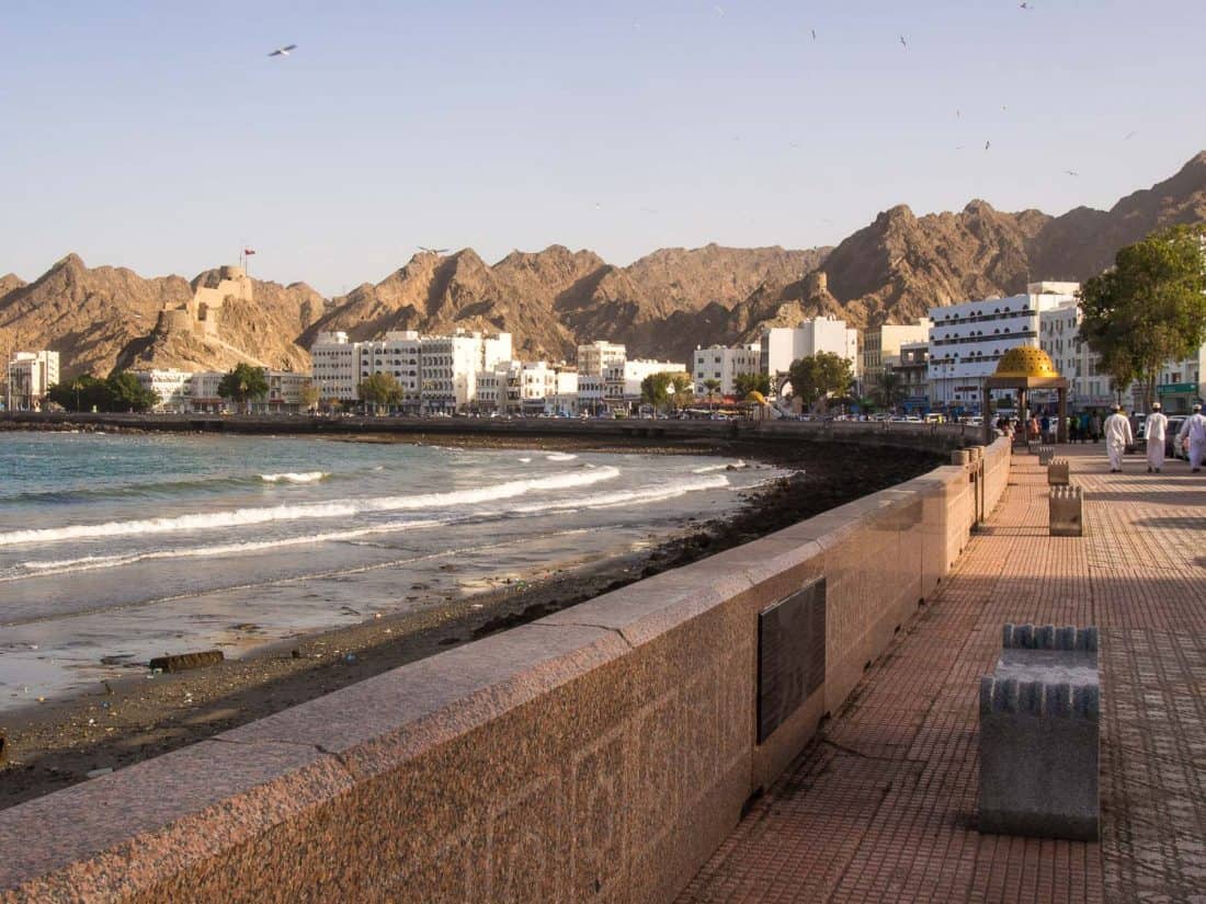 Mutrah Corniche in Muscat, Oman