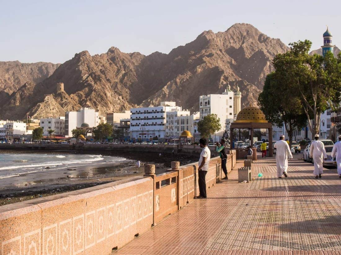 Mutrah Corniche in Muscat, Oman