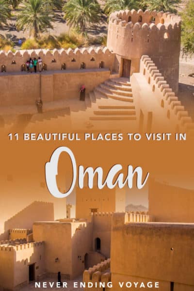 A guide to the most beautiful places to visit in Oman! | oman travel, middle east travel, places to visit in oman
