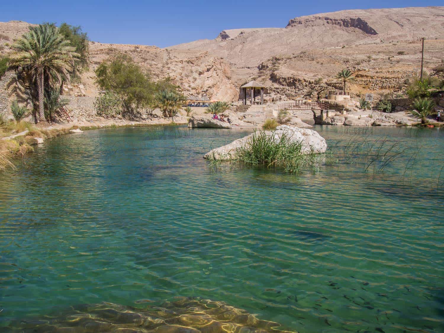Wadi Bani Khalid in Oman: one of the stops on our Oman itinerary, a 10 day road trip around north Oman