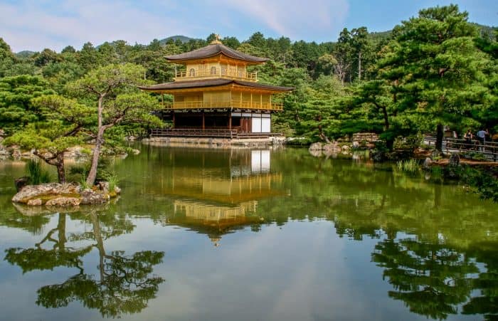 Kinkakuji, the Golden temple Kyoto, one of the best places to visit in Japan.