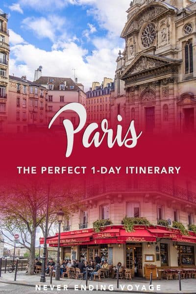 Want to know how to spend the perfect day in Paris? Check out this itinerary to see all the things to do, see, and more!