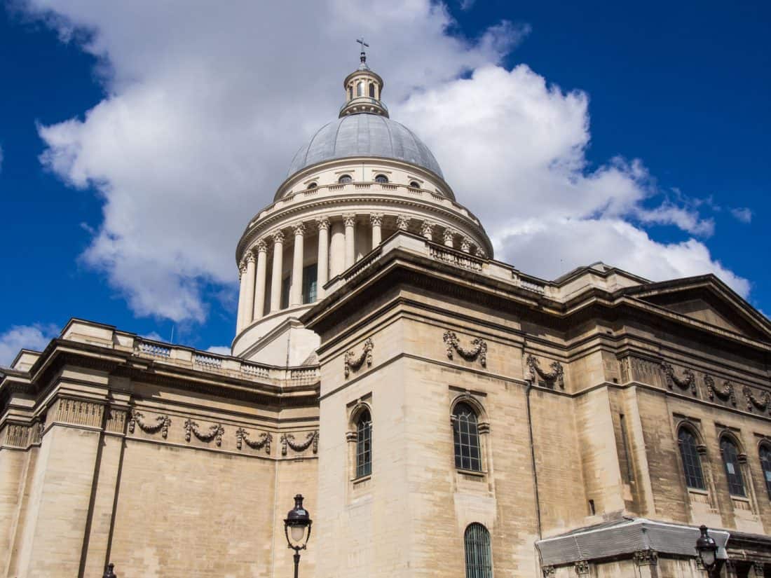 Pantheon in the Paris Latin Quarter, France