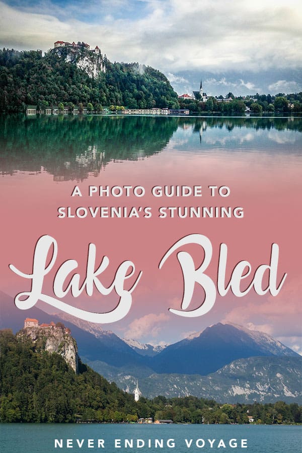 a photo guide to lake bled in slovenia