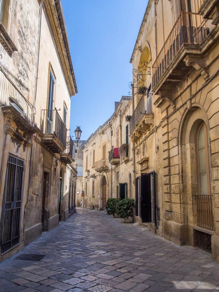 Our street in Lecce