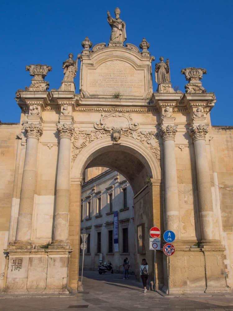 Porta Rudiae in Lecce, Puglia, Italy