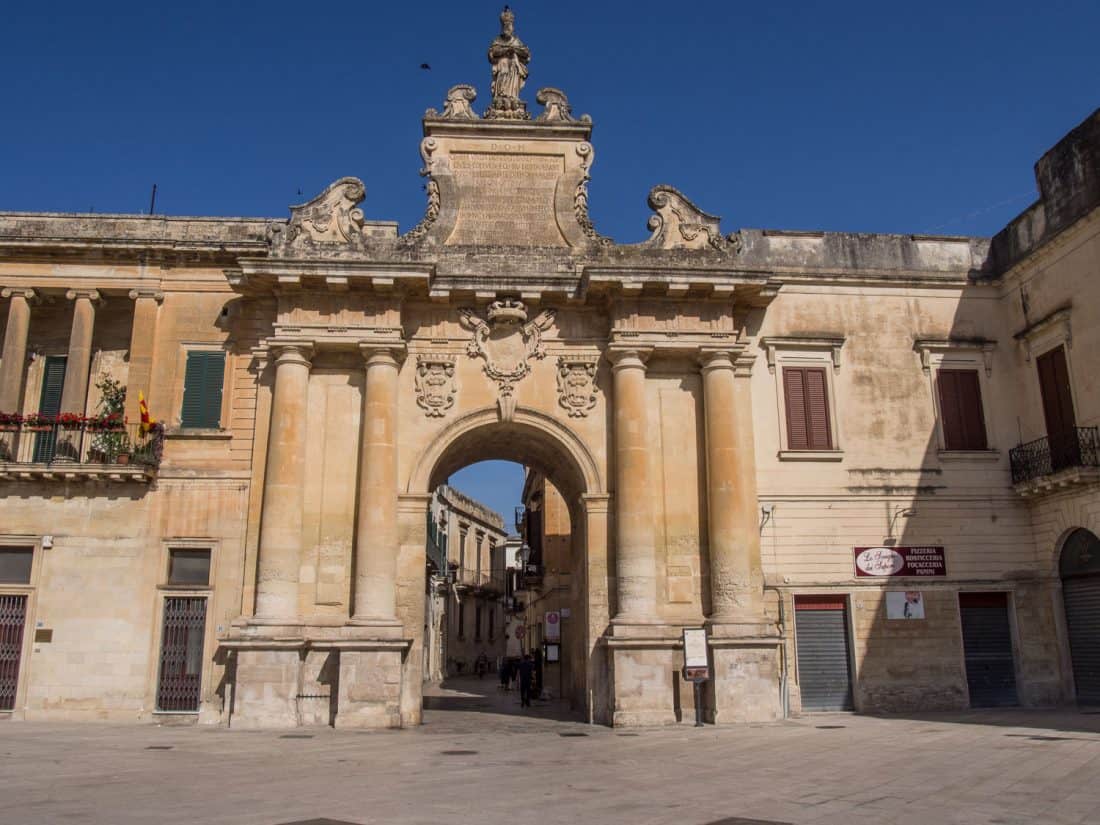 Porta San Biagio, Lecce, Italy