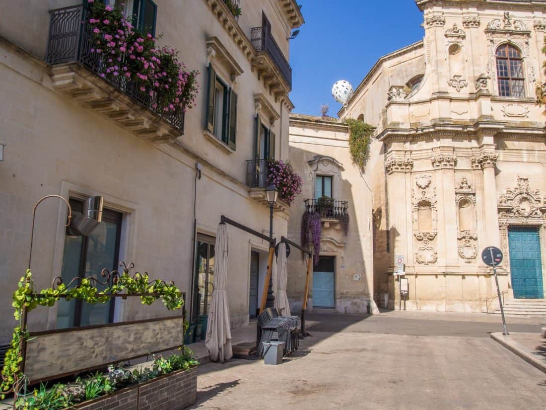 Santa Chiara baroque church in Lecce, Puglia, Italy