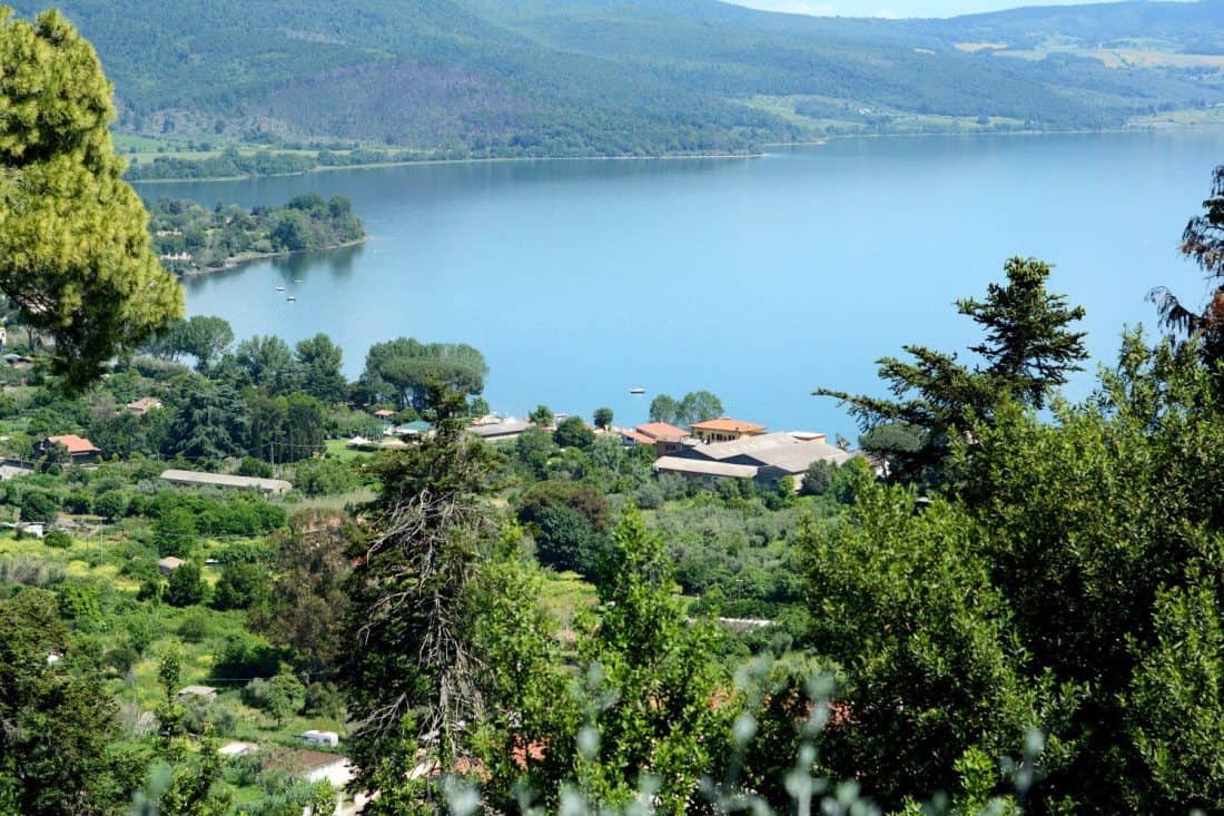 Lake Bracciano near Rome, Italy