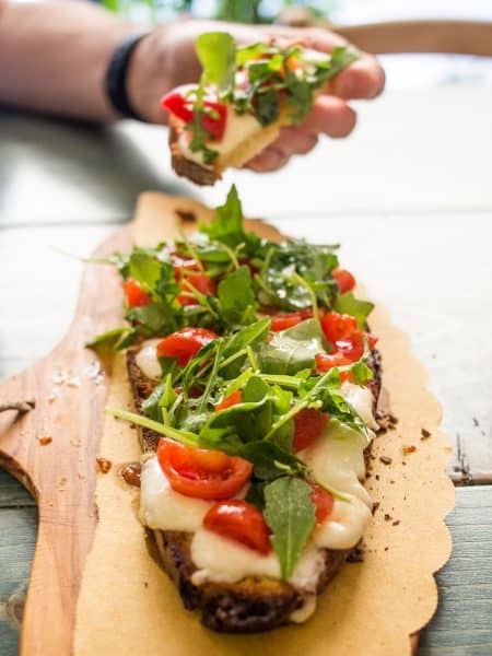 Bruschetta at Mamma Lupa, Lecce, Puglia, Italy