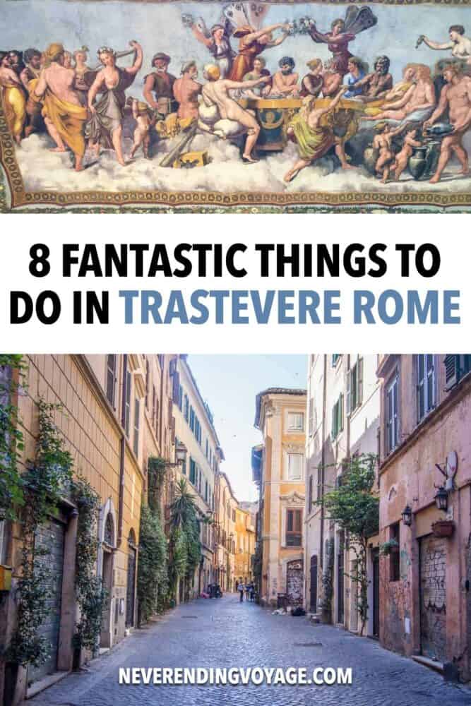 Trastevere Rome Guide Pinterest pin
