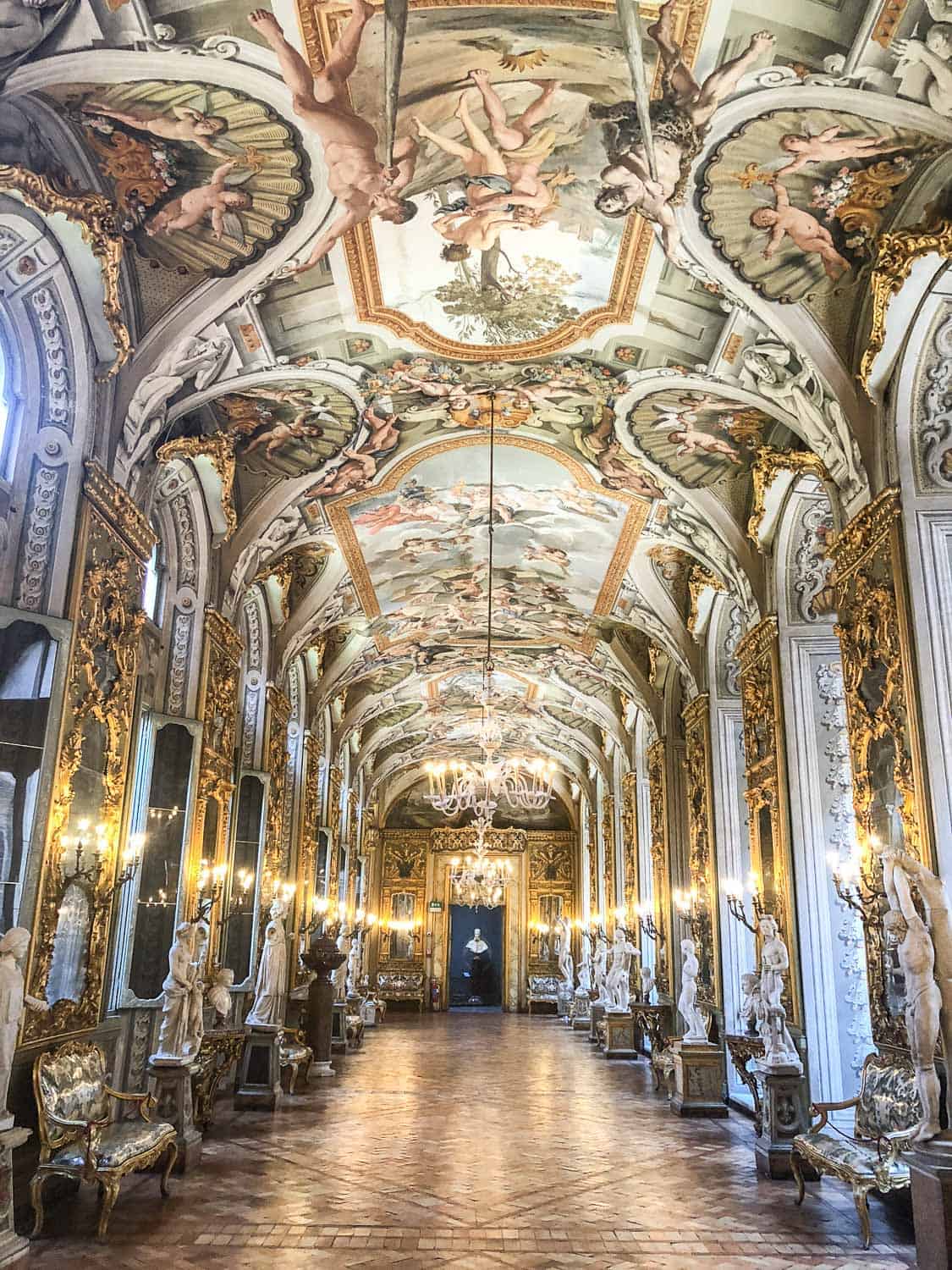 Gallery of Mirrors at Palazzo Doria Pamphilj, one of the best unusual things to do in Rome