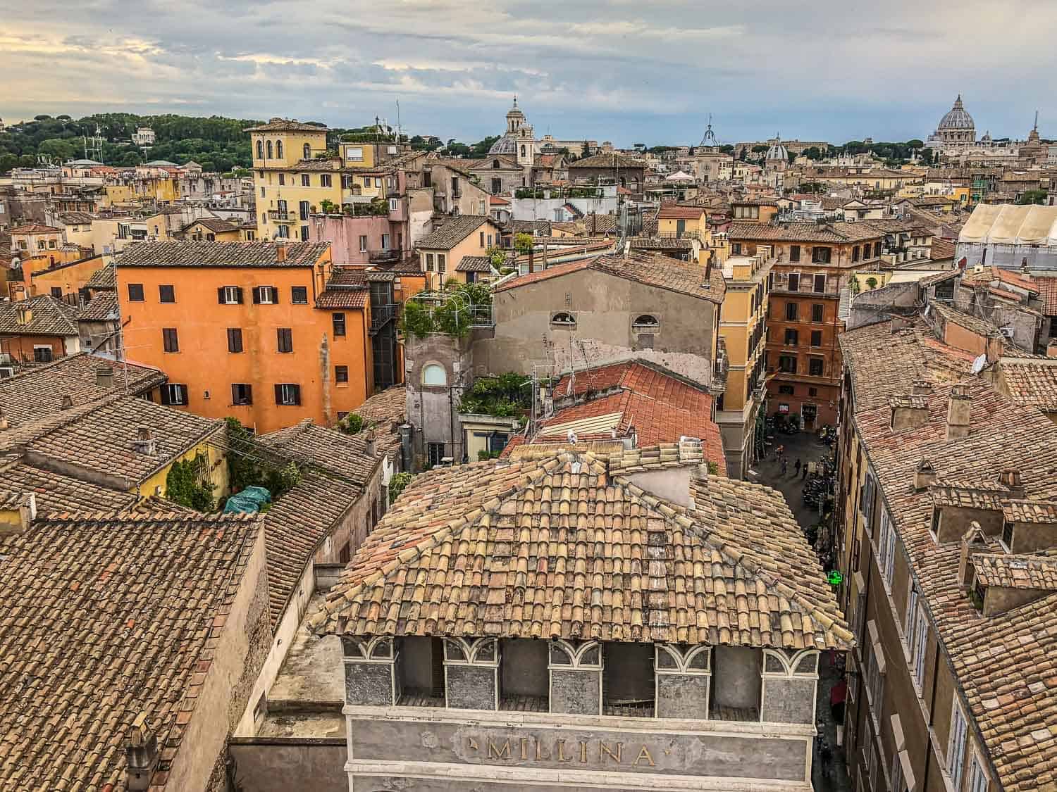 The Eitch Borromini rooftop terrace is one of the best unusual things to do in Rome