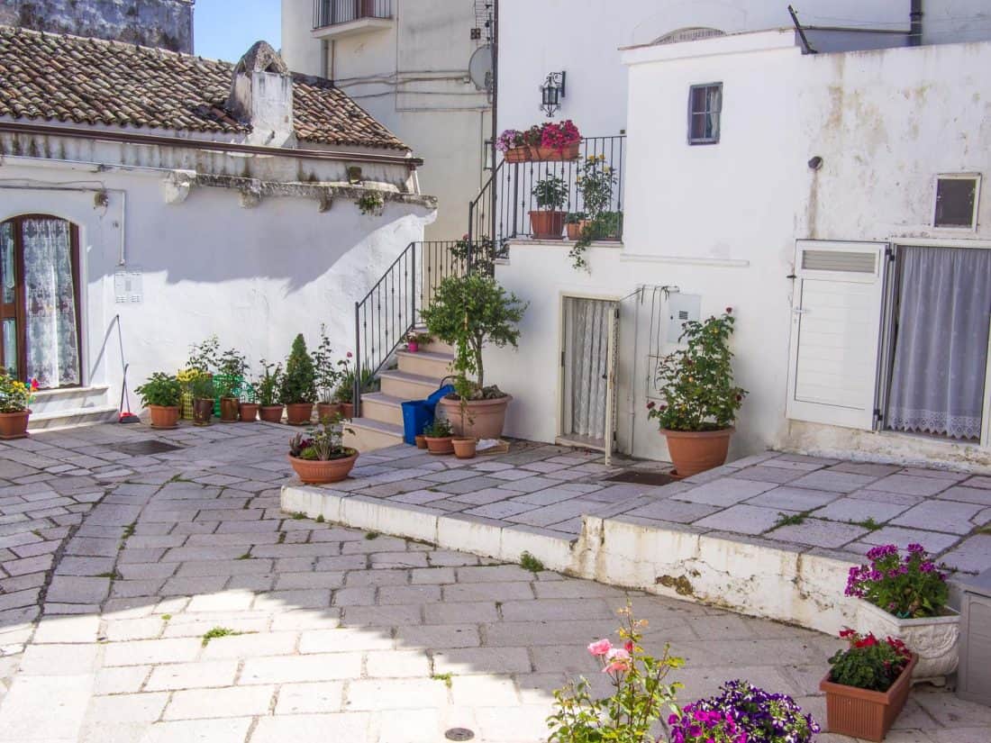 Monte Sant'Angelo mountain village is one of the best places to visit in the Gargano Italy, a peninsula in Puglia